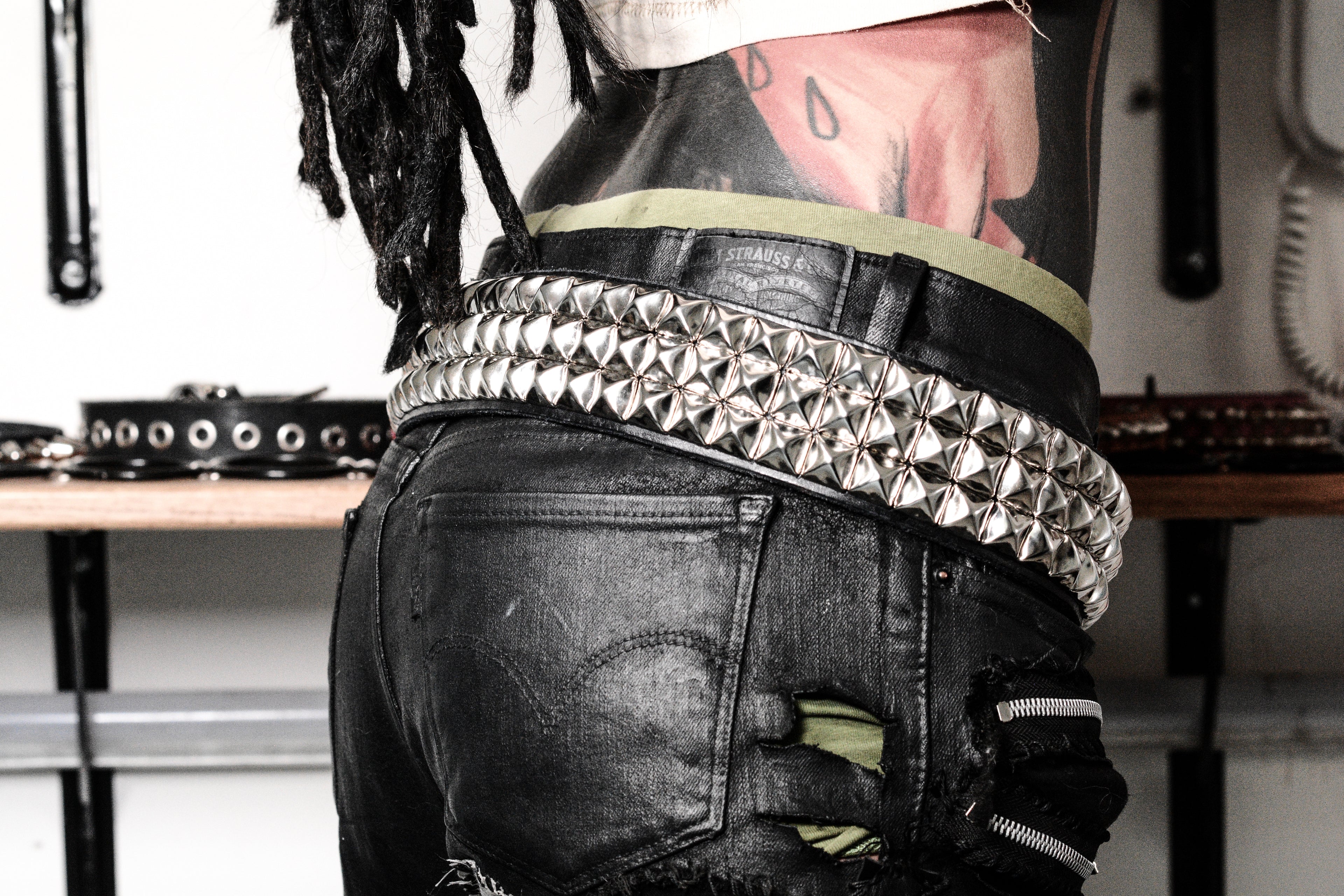 Cinturón de cuatro hileras de estoperol