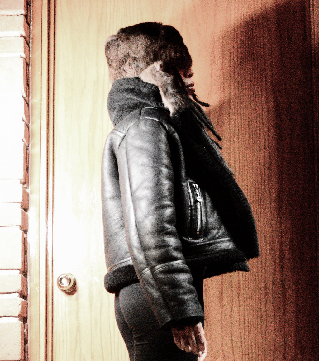 Sheepskin jacket