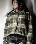 Camisa corta verde