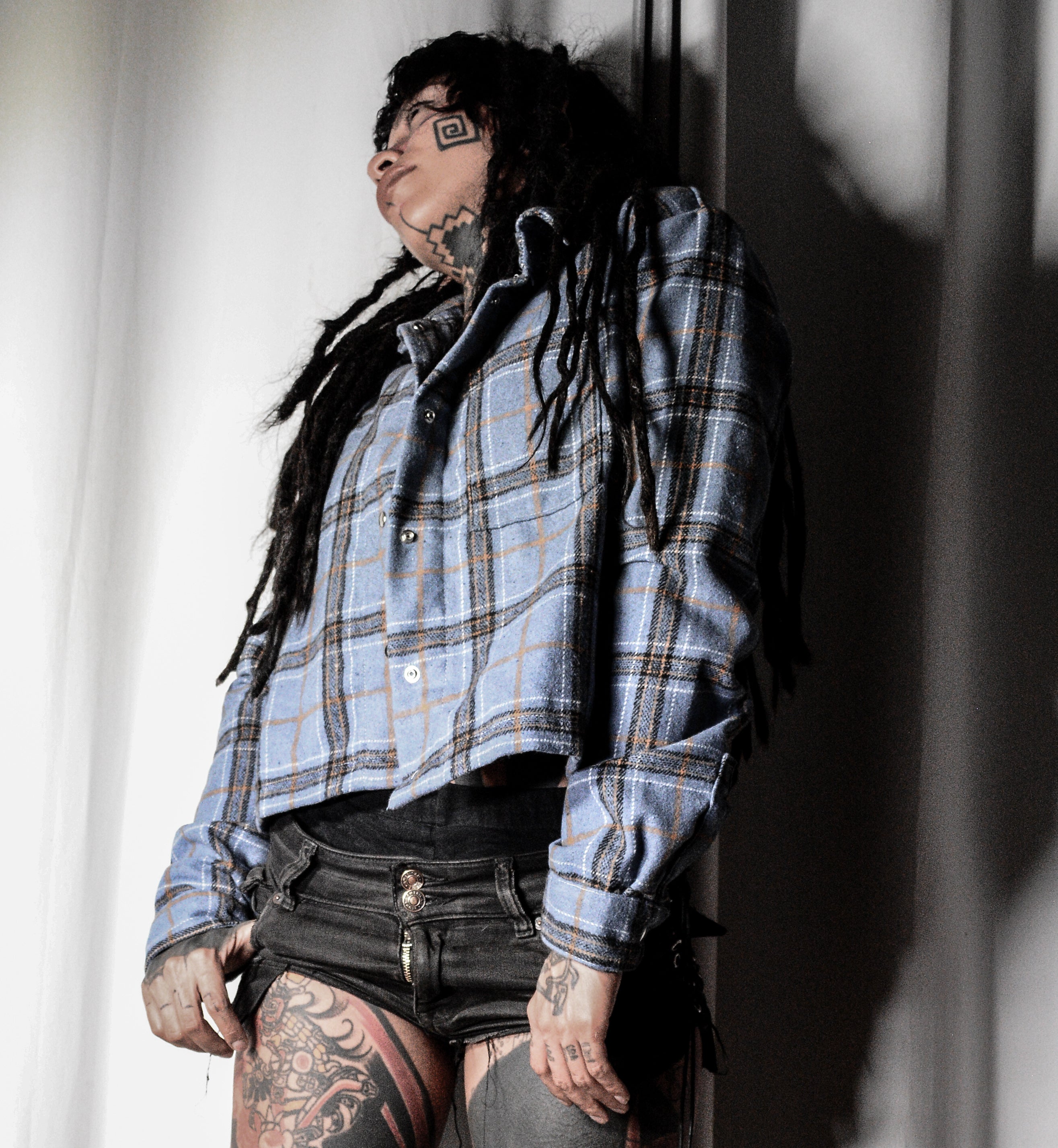 Camisa gruesa corta