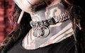 Choker de argollas y cadenas
