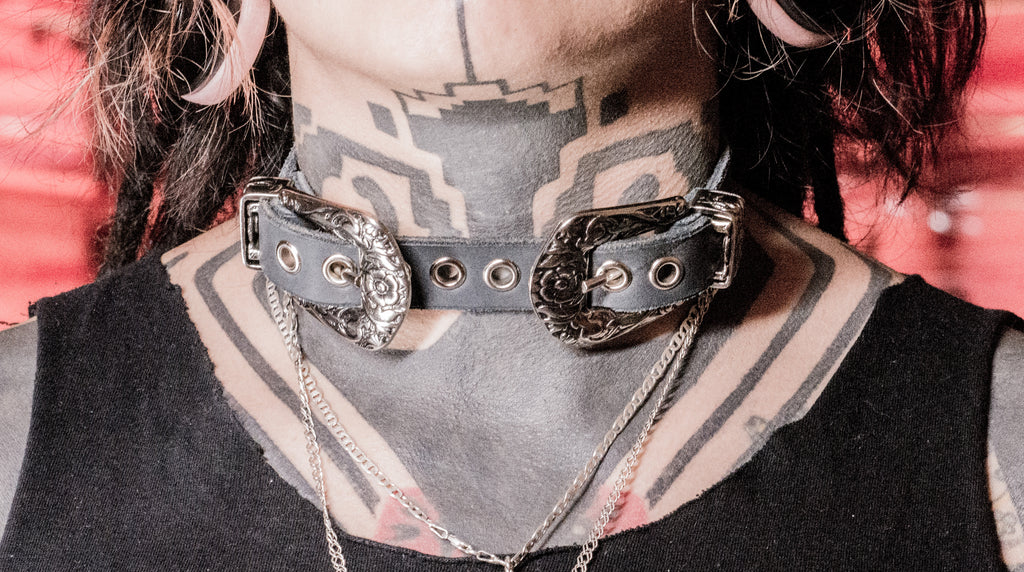 Choker con doble hebilla