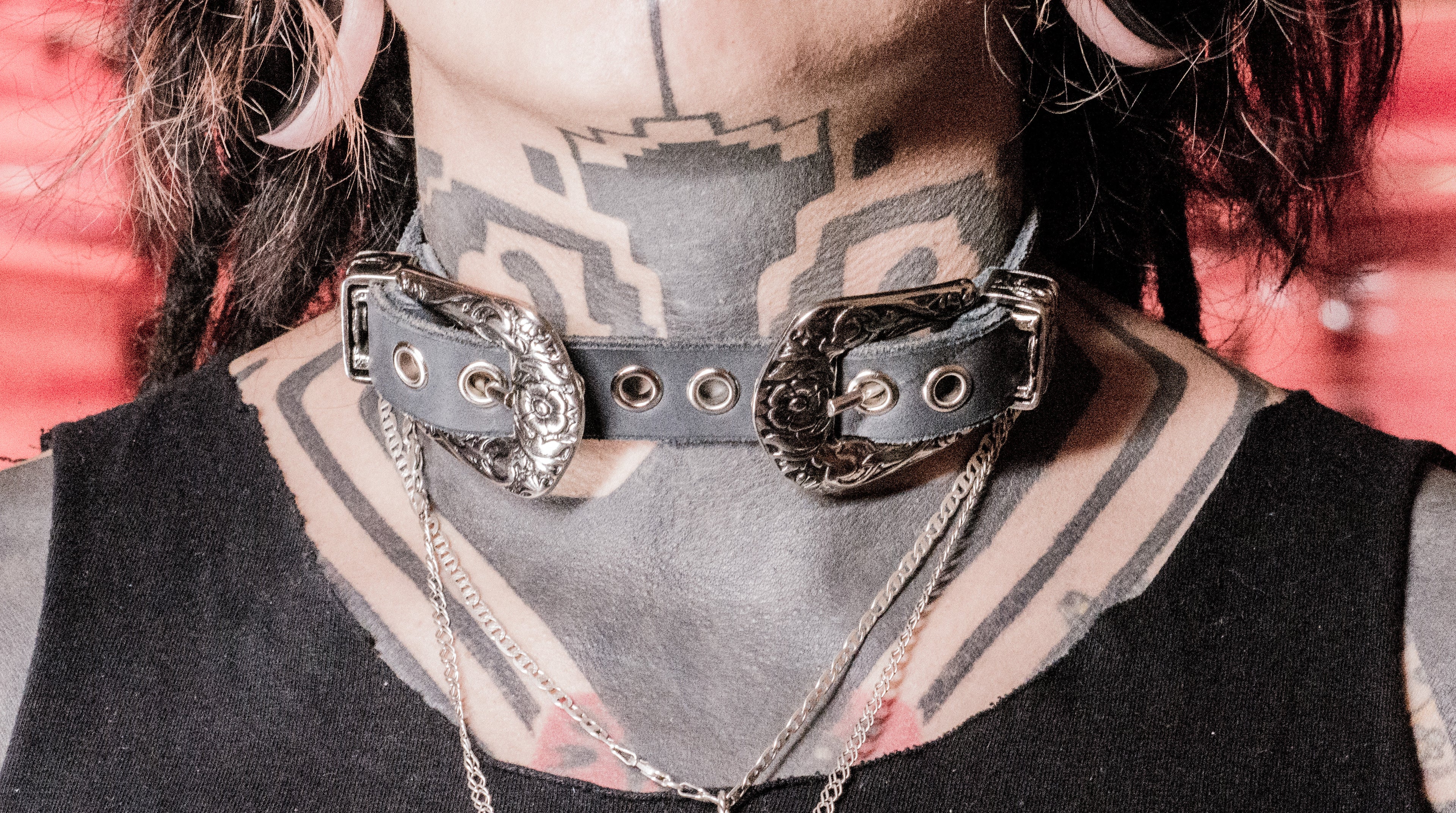 Choker con doble hebilla