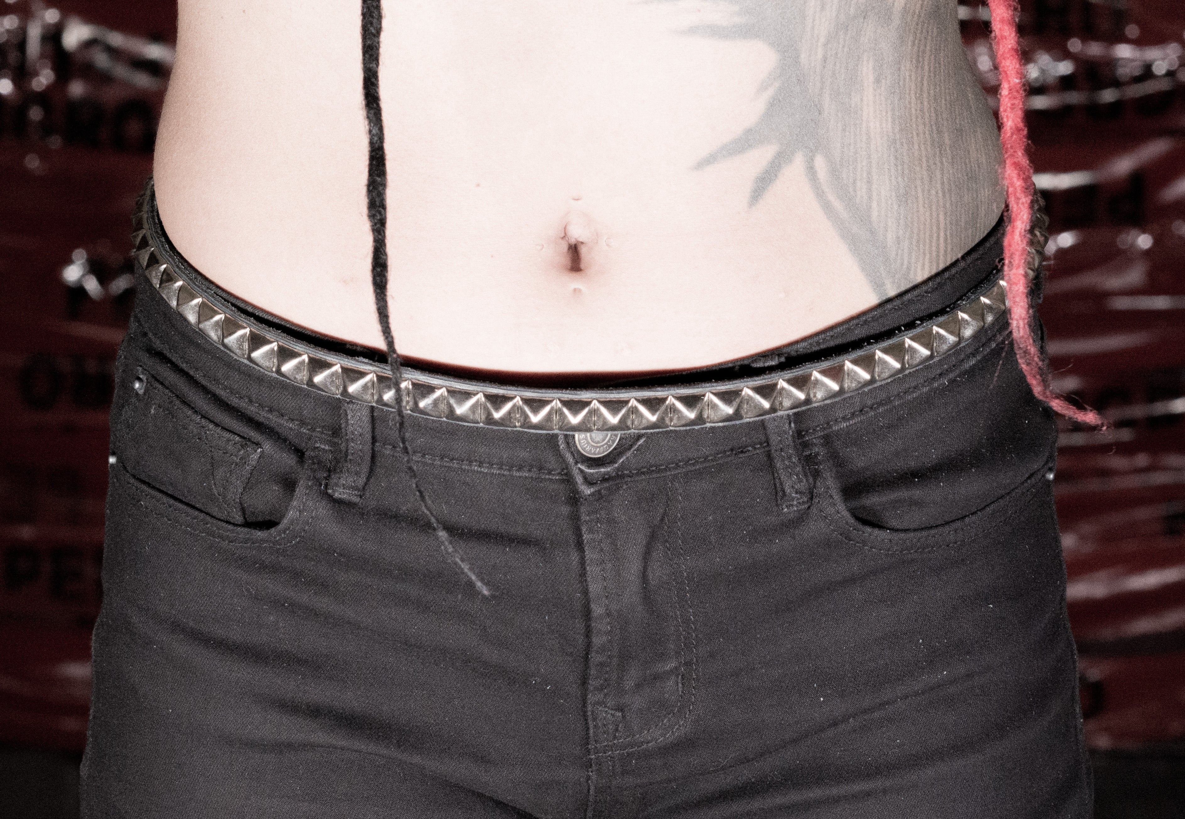 Cinturón delgado de estoperoles