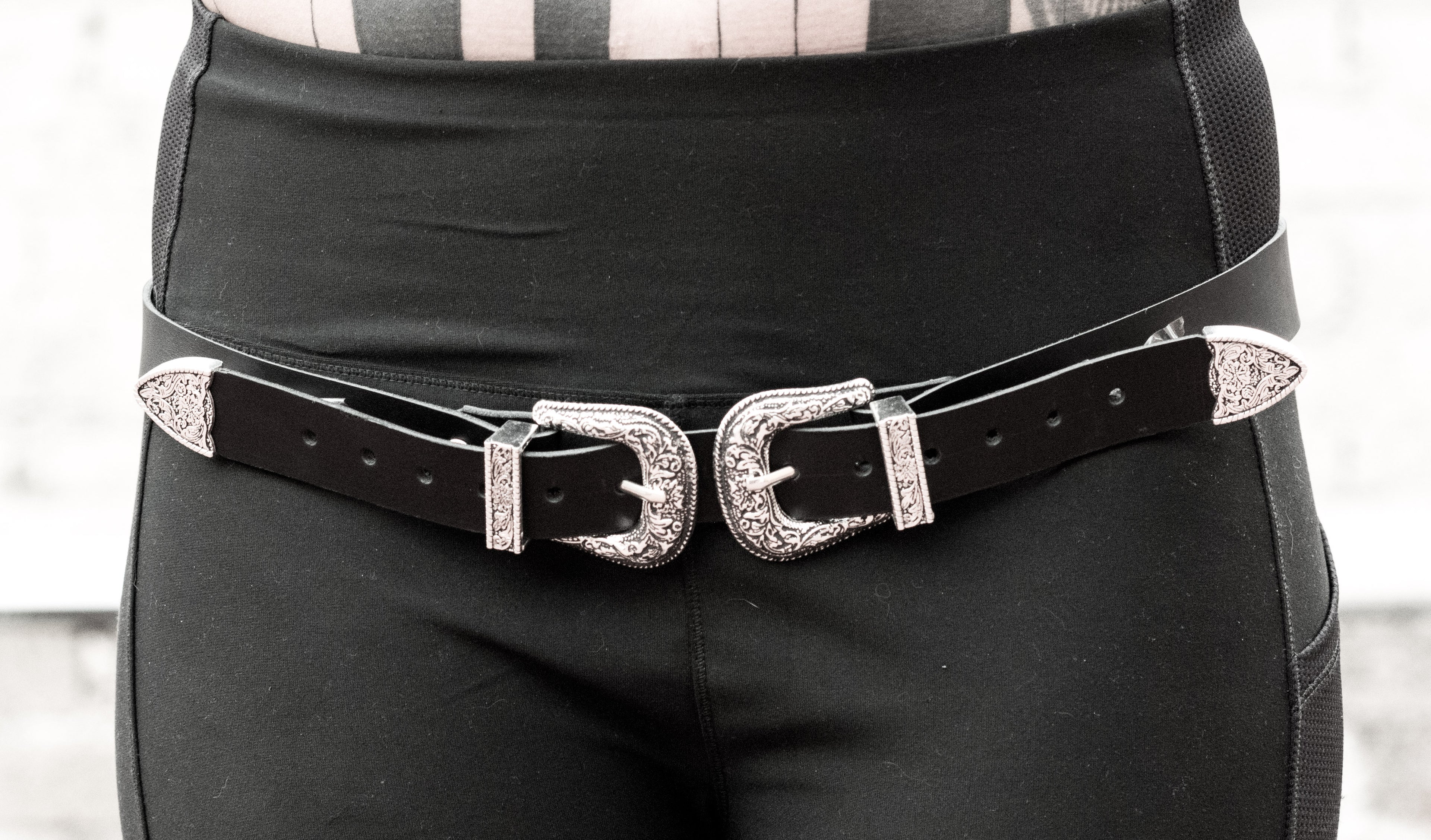 Cinturón doble hebilla