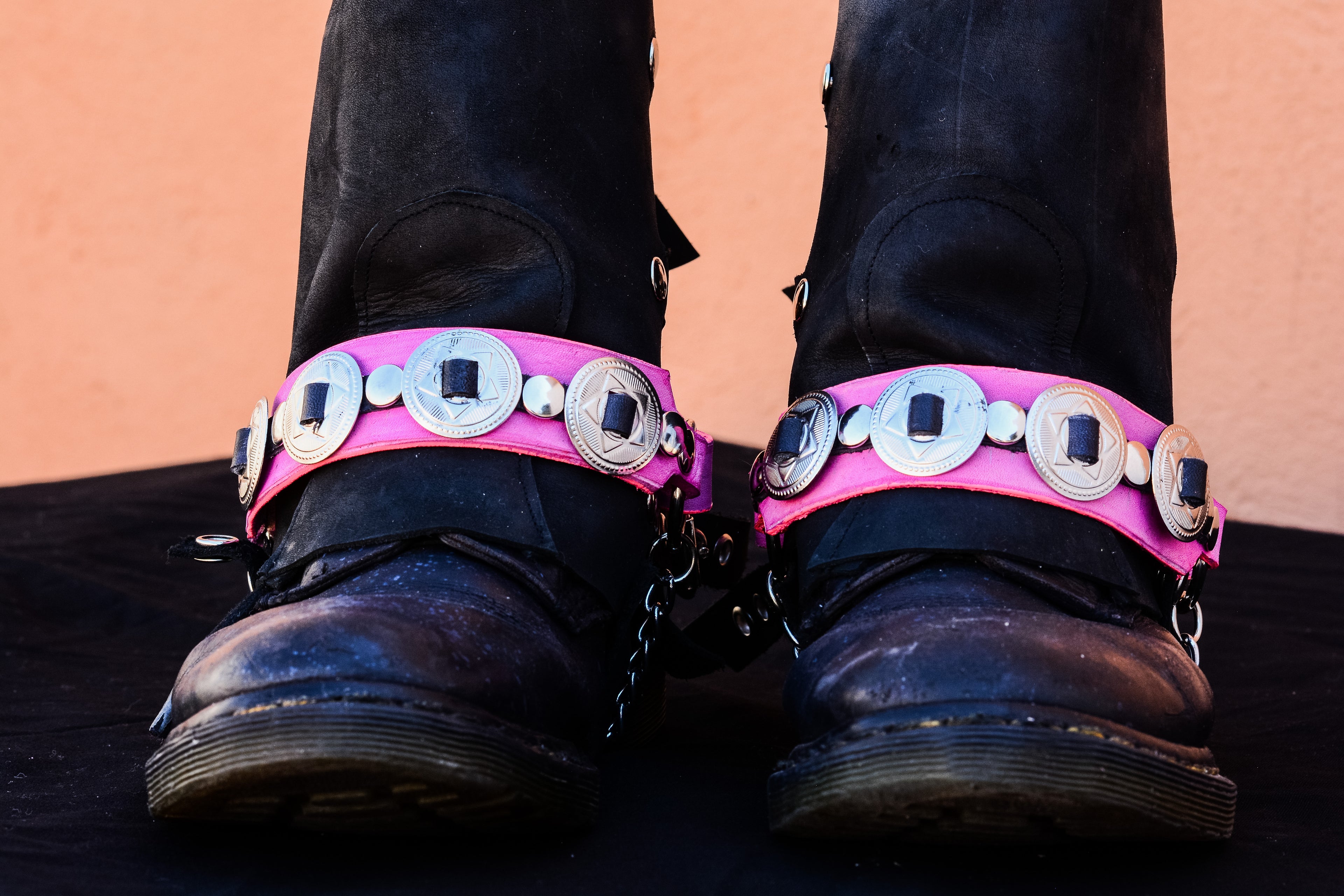 Straps rosas de conchos