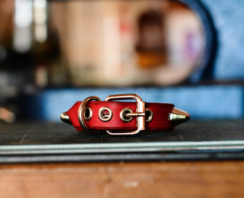Bracelet with a red row