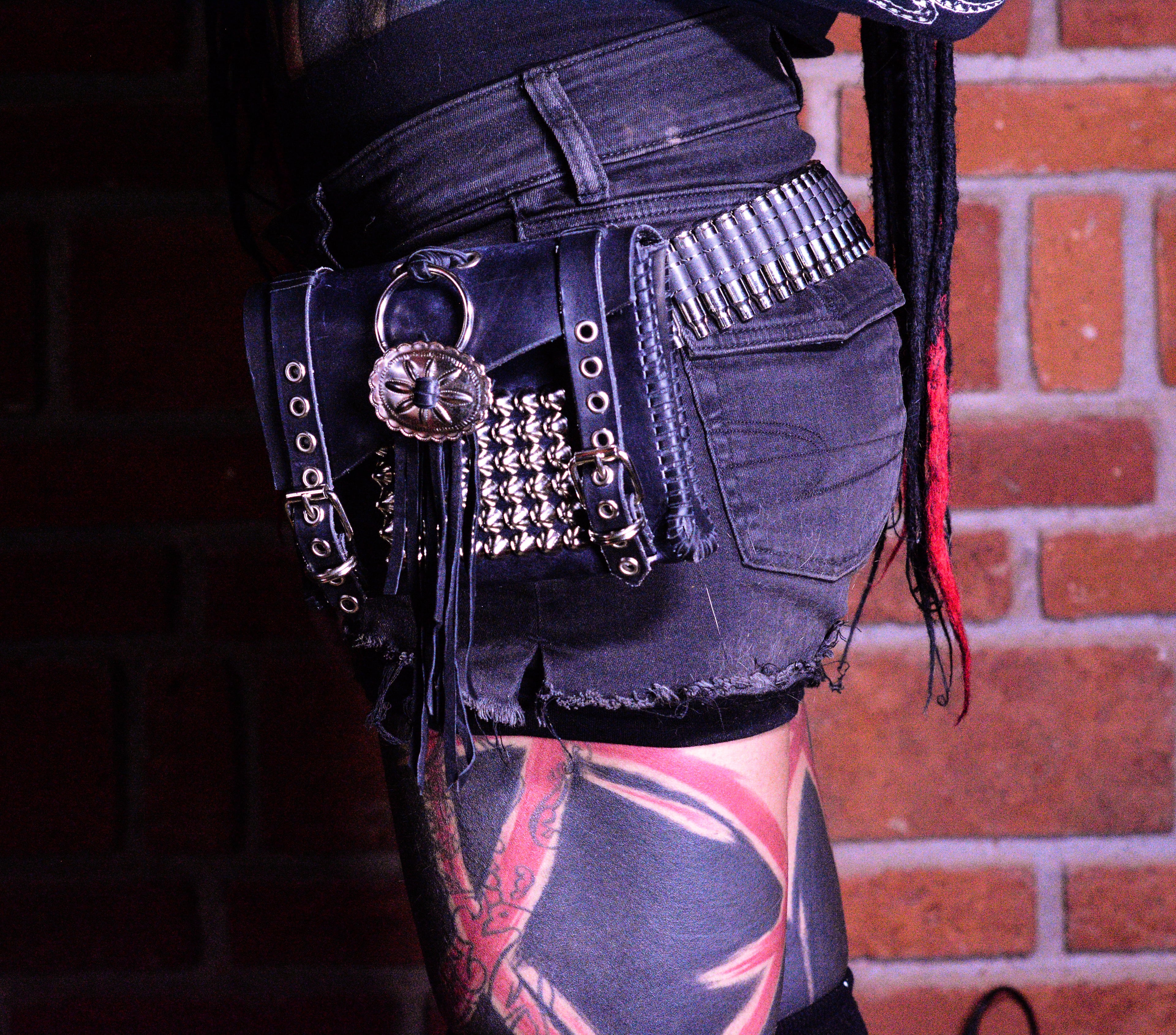 Bolso de cinturón estilo texano.