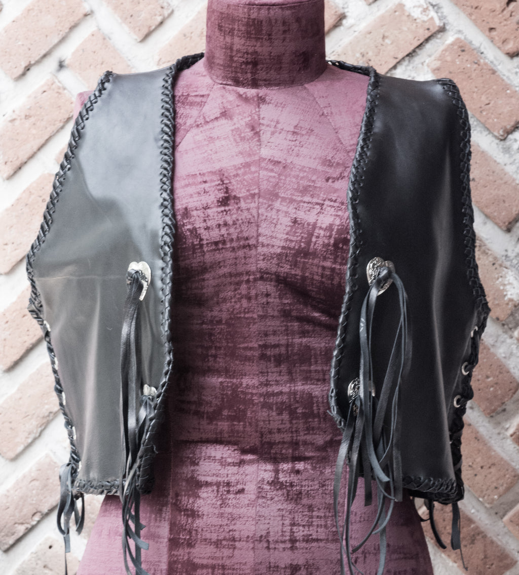 Leather vest